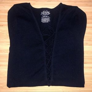 FP Intimates XS Black Long Sleeve Shirt